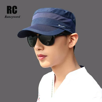 

[Rancyword] Quick Dry Branded Baseball Caps Men 2017 New Summer Dad Hats Snapback Cap Sports Foldable Hat Bone RC1128