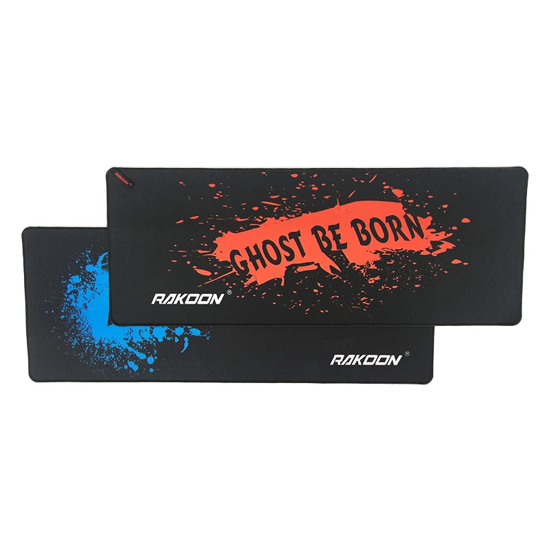  Rakoon Large Gaming Mouse Pad Ghost Be Born Locking Edge Mouse Mat 30x80CM Mousepad For CS GO Dota 