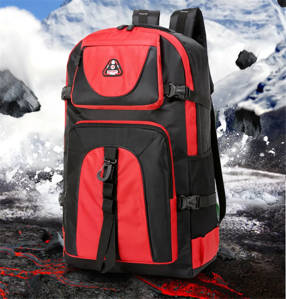 Большая емкость альпинистская сумка сверхлегкий водонепроницаемый нейлоновые двойные сумки на плечо открытый альпинистский походный
