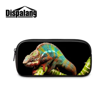 

Lizard Animal Print Children Pencil Case Cool Pen Bag Pouch For School Women Travel Cosmetic Case Admission Package Makeup Bag