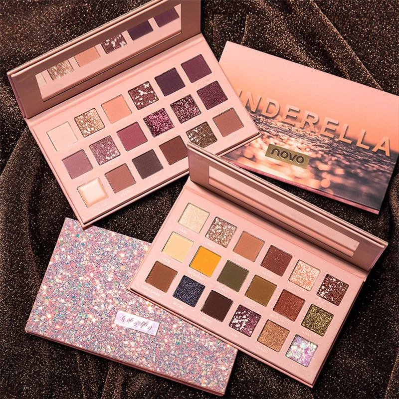 

O.TWO.O Beauty Glazed Makeup Gorgeous Me Eyeshadow Palette 18Color Makeup Palette Charming Eyeshadow Pigmented Eye Shadow Powder
