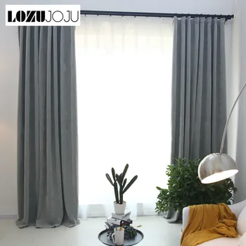 

LOZUJOJU Shade full design living room home geometric curtains short blackout Striped window curtains modern panel tulle sets