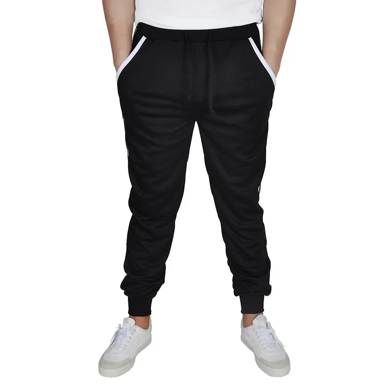 2018 New Mens Running Pants Male solid Black Jogger Harem Pants Men