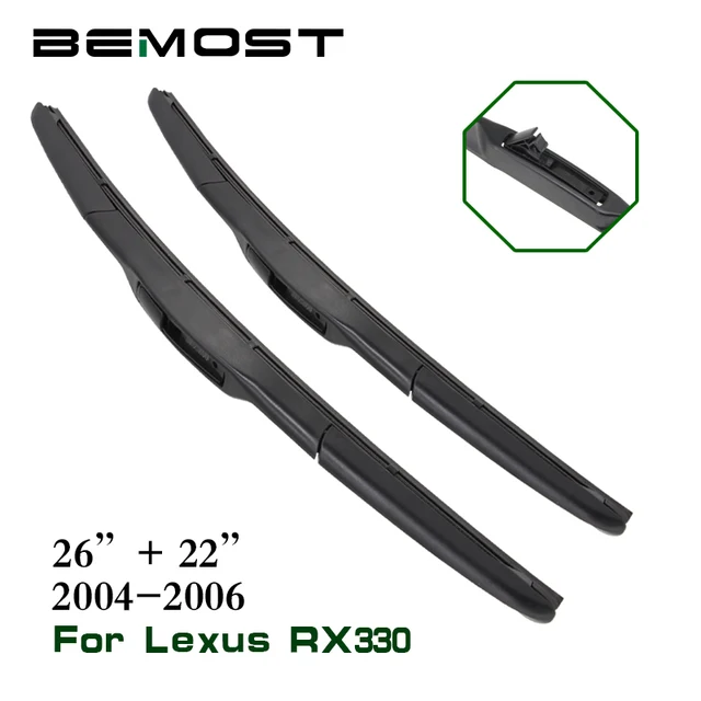 BEMOST Car Natural Rubber Clean The Windshield Windscreen Wiper Blades