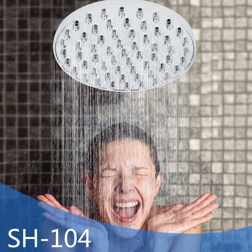 Billige 1 stücke Runde 14,8 cm 5,83 zoll Verchromte ABS Regenwasserspar Dusche Dach Kopf Bad Dusche Kabine Sprayer düse Zubehör