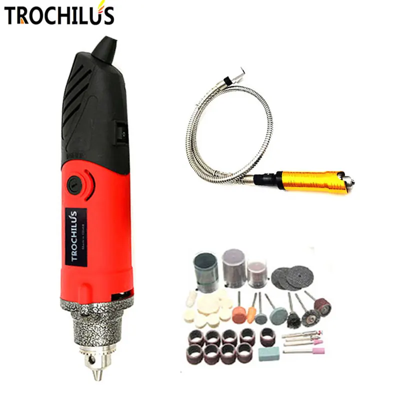 Trochilus 240W Professional Electric tool mini Grinder dremel Rotary