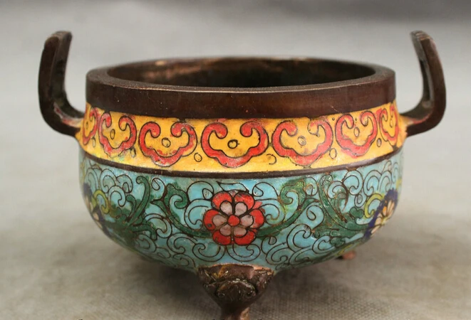 

shitou 002251 Tibet Cloisonne Bronze Buddhism Dynasty Dragon Statue Incense Burner Censer discount 30% (C0324)
