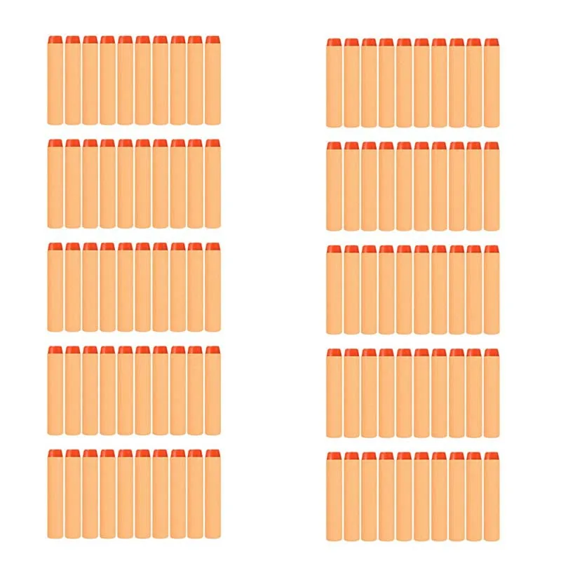 100 шт оранжевая заправка Дартс элитная Серия бластеров детский игрушечный пистолет 7,2 см