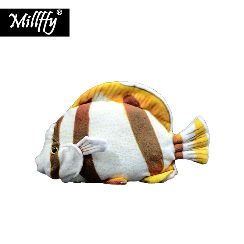 

MINI Stuffed Fish Realistic Toy Lifelike Plush Soft Toy Tropical Fish for Kids Children