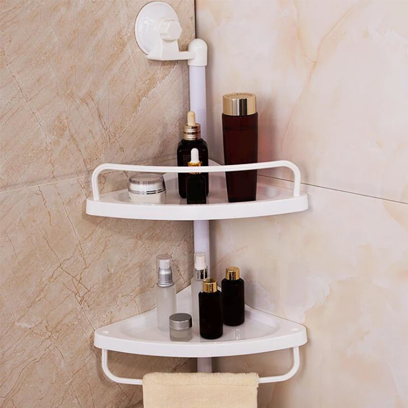 

Shuang Qing Home Reside Double super creative bathroom suction cup shelf shelf kitchen corner out of storage shelves 1907