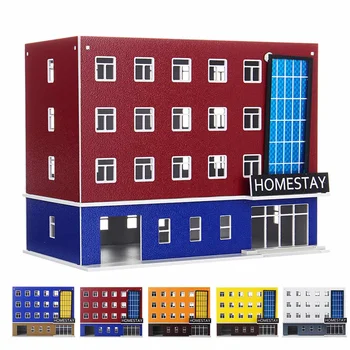

1/150 Scale Outland Building Model N Gauge Scene Modern School Dormitory Model Home Figurine Miniature Decoration Craft New