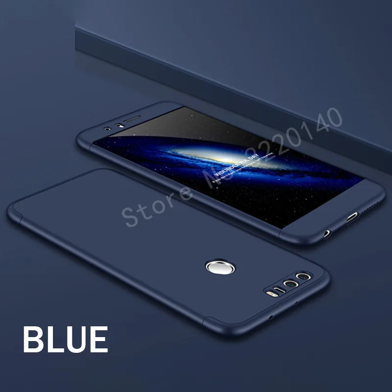 Full Body Armor Hard Back Phone Cover Case For Huawei P9 P10 P10 Plus Case For p8 lite 2017 Shockproof Shell For honor 9 8 lite8