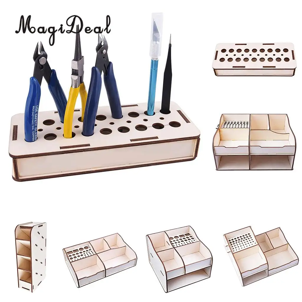 MagiDeal TV Movie Action Figure Model Repair Tools Storage Shelf Rack for Kids Gundam Figure Supplier DIY Toys 6Kinds