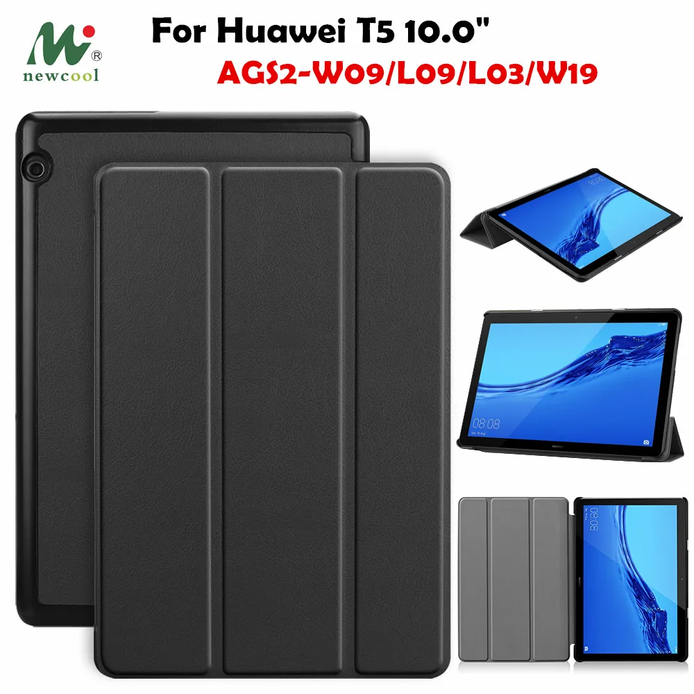 Кожаный чехол для Huawei MediaPad T5 10 'ɺGS2-W09/L09/L03/W19 откидной Чехол Mediapad дюймов