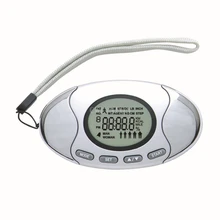 100 шт./лот lcd цифровой шагомер многофункциональный анализатор жира в теле счетчик калорий для бега ходьбы