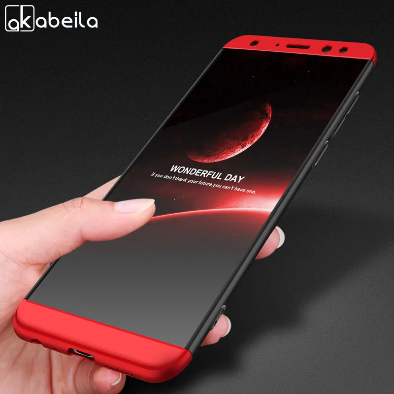 

AKABEILA Case For Huawei Mate 10 Lite Case Mate 10 360 Degree Protector For Huawei Mate 10 Pro Matte Cover Hard Shockproof Shell