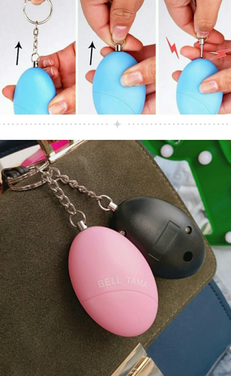 20pcs pack Women Personal keychain alarm loud sound protection anti rob alarm 20pcs pack Women Personal keychain alarm loud sound protection anti rob alarm