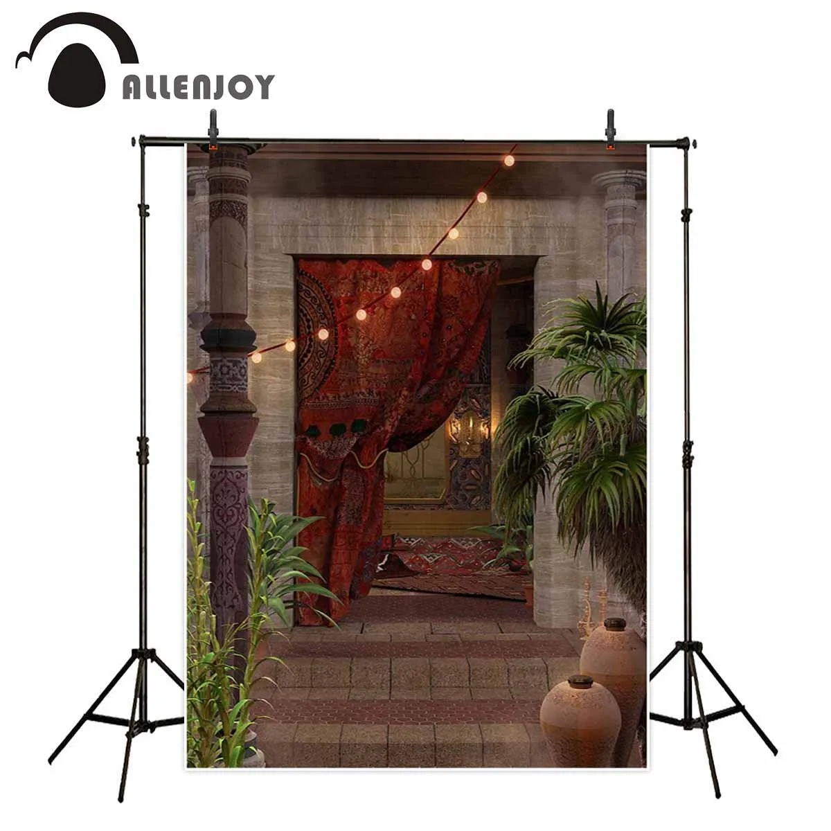 Allenjoy фон для фотосъемки Дворцовая Лестница дверь Арабский стиль фотосессии