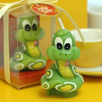 

Creative Cartoon Animal Candle snake Candles Child Birthday cake decorative candles Festival party candle decoration