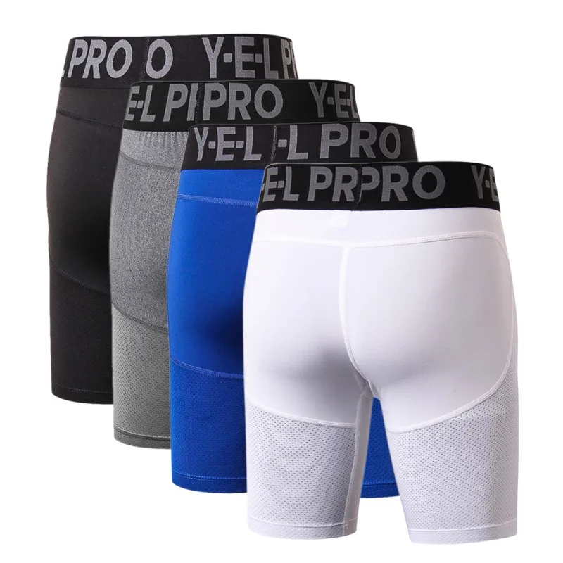 

2018 New Quick Dry Breathable Super Stretch Solid Boy Shorts Summer Men Fitness Skinny Comfortable Shorts