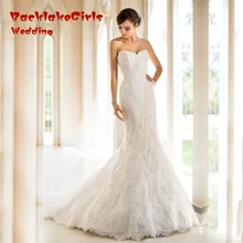 Cheap Lace Mermaid font b Wedding b font font b Dress b font Sexy Sweetheart Lace