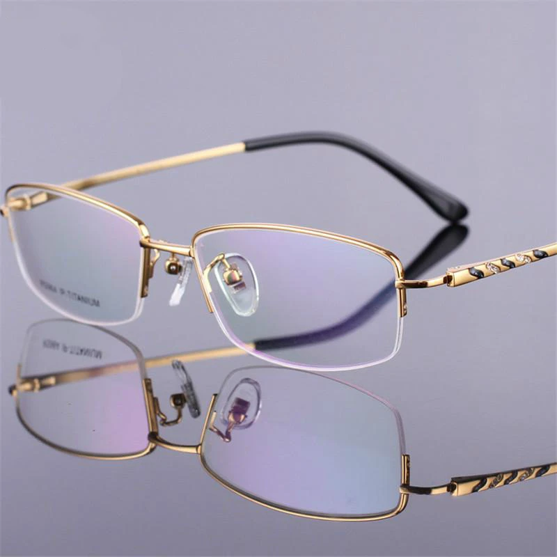 Viodream 100 pure Titanium Eyeglasses Frames Men Optical Glasses Frame