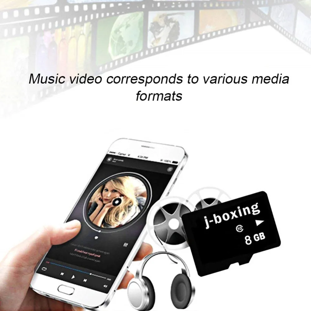 J boxing 8gb Micro SD Memory Card 8GB Class 10 micro sd Card 8 GB Flash 3