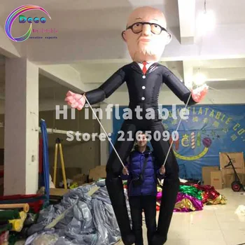 

Custom make walking costume old human man puppet