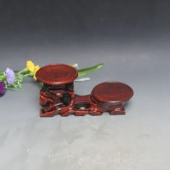 

Chinese handmade wood carvings, ornament ornament small base / pallet