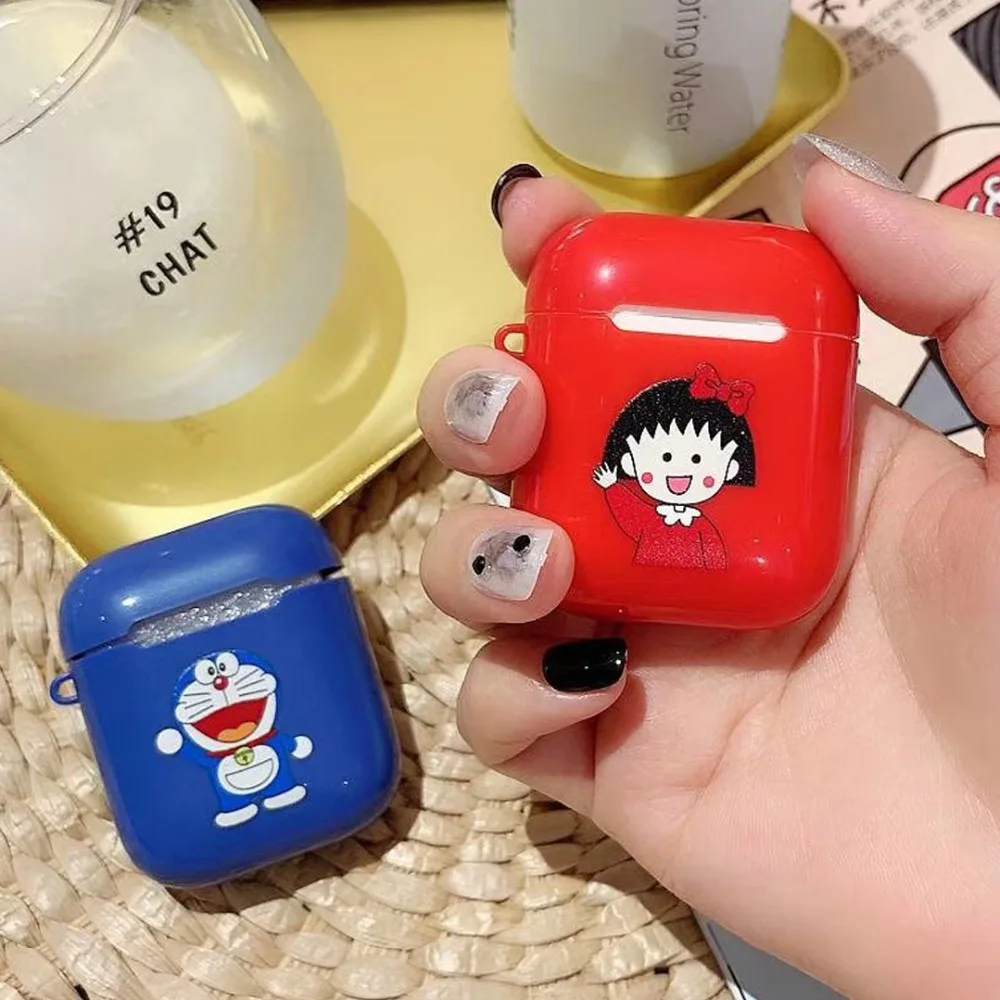 

For AirPods Case Cute Jingle cats Cartoon Pattern Protective Cover Bluetooth Wireless Earphone Case sFor Airpods Hard PC Case
