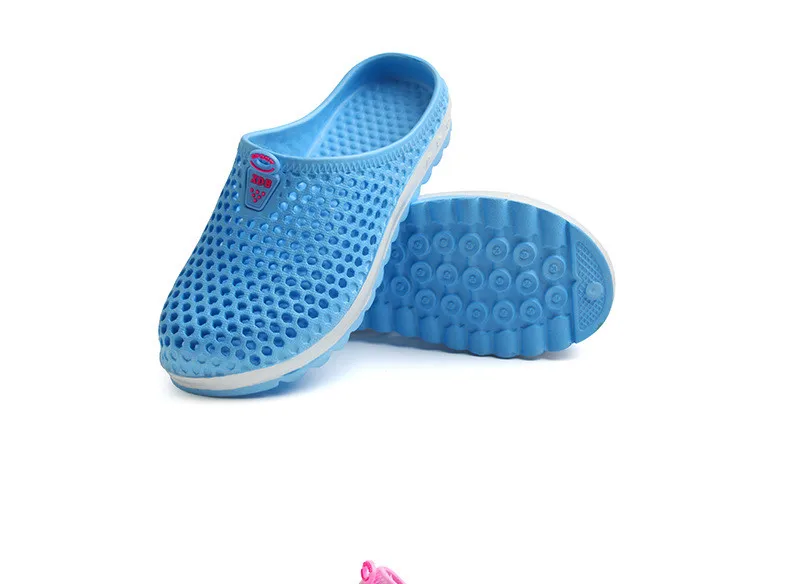 Тапочки; летние ажурные тапочки для мужчин и женщин; модные воздухопроницаемые тапочки; дышащая обувь на плоской подошве с маленькими