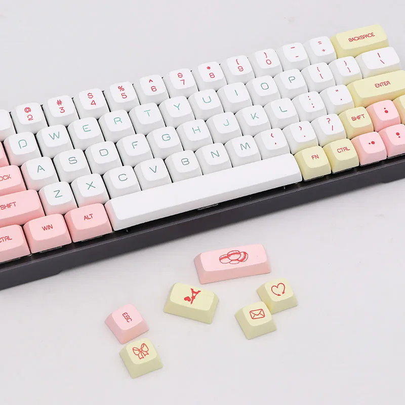 BGKC PG Ethermal Dye Sublimation fonts PBT DSA keycap для проводной USB механическая клавиатура Cherry MX