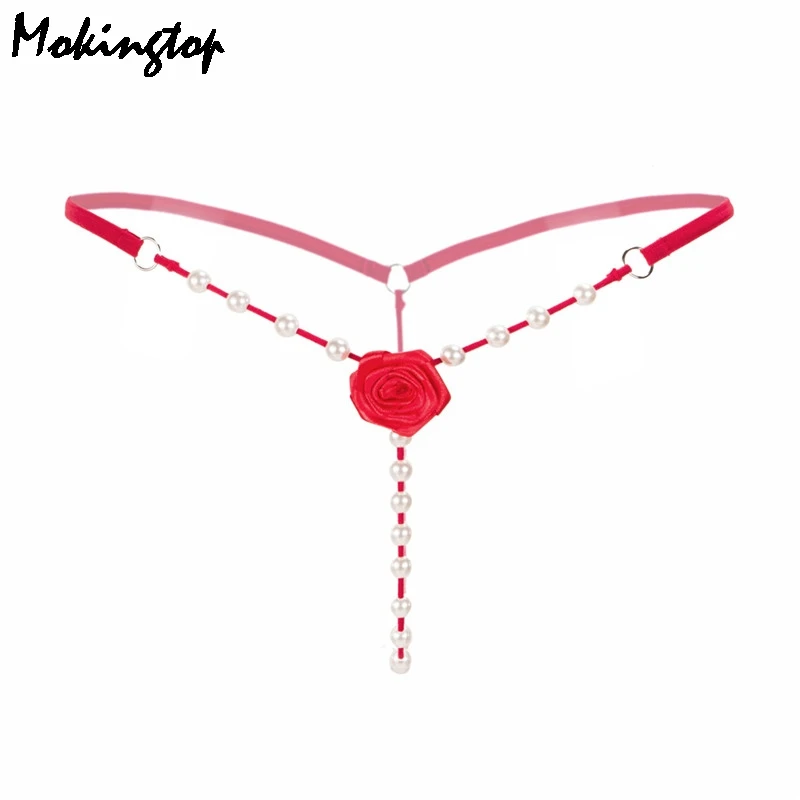 

2017 Ladies Lace Sexy Open burned-crotch Thongs G-string V-string T-Back Women's Panties Knickers Underwear beads thongs