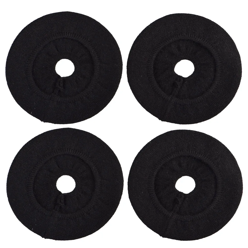 2 пары трикотажной ткани пылезащитный чехол Защита для Beats Studio 2 3 Наушники Earpad Earcup растягивающийся моющийся - Цвет: Черный