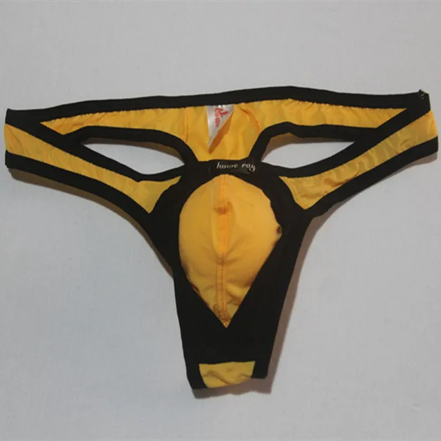 Fashion PINKY SENSON Man Tanga Sexy Transparent Men Erotic String Male Funny Underwear G Strings