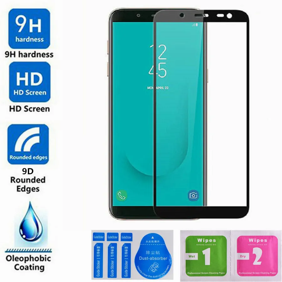 

YEDAI 9D Tempered Glass For Samsung Galaxy A10 E A20 E A2 CORE A40 S A70 A80 A90 M50 M10 S10 E Screen Protector Case Full Cover