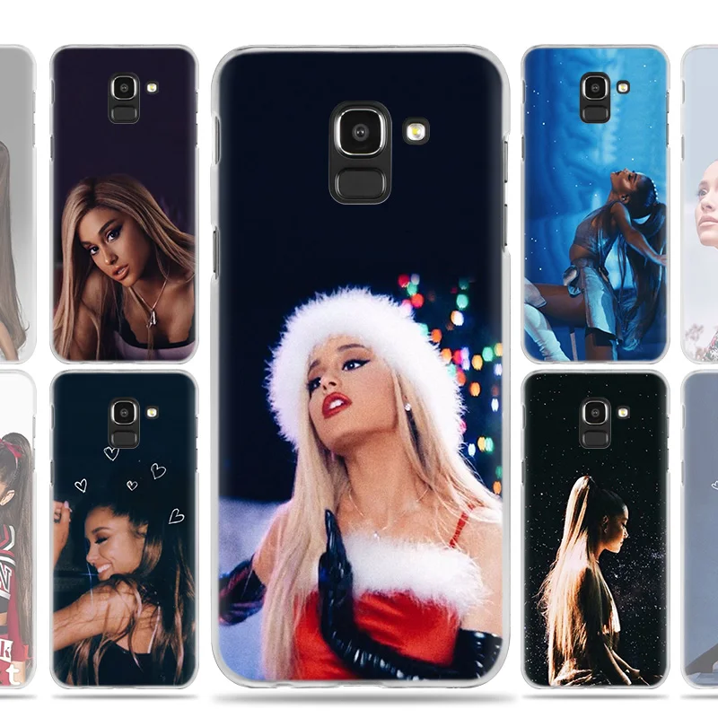 

Clear Hard Plastic Case Cover Shell for Samsung J2 J3 J4 J5 J6 J7 J8 2016 2017 2018 Prime Plus Ariana grande Adorable
