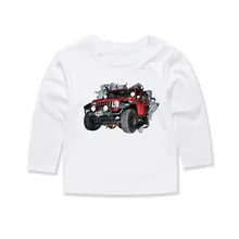 Летняя Одежда для маленьких мальчиков детская грузовик мультфильм 3d печать футболки Детские Летняя Одежда для девочек