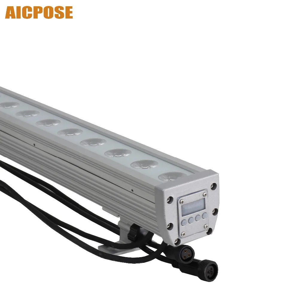 Barra de Luz Levou ao ar Show de Luz do Estágio Luz de Inundação Ip65 à Prova d' Água 18x12 w Rgbw 4in1 Led da Arruela da Parede Dmx512 Lavar Waller Livre Bar dj 8 Efeito de Iluminação de palco