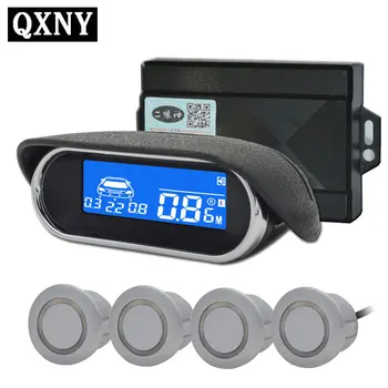 

Car auto Parking parktronic Sensor 4 Kit Reversing radar LCD Display for all cars detector Voice beep alarm Digital distance