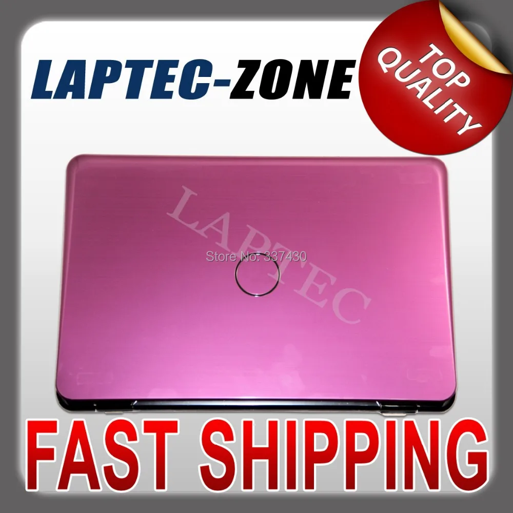 

NEW For DELL INSPIRON 14R N4010 LCD BACK COVER LID & HINGES GR21X PINK