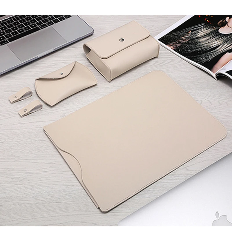 Чехол для ноутбука Macbook Air 13 Retina 11 12 15 4 чехол Xiaomi Pro 3 Surface 5 6 кожаный чехол|Сумки и