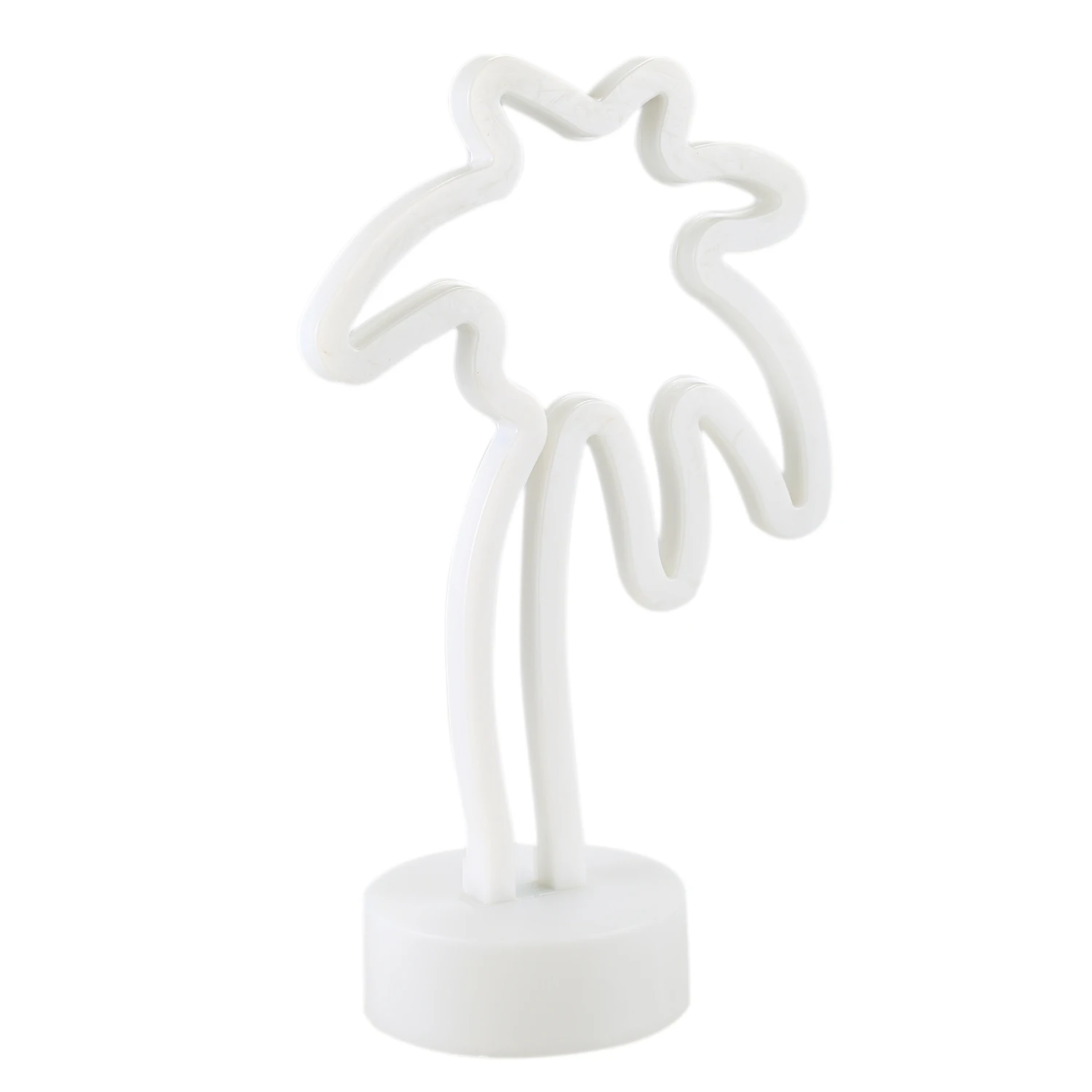 SHGO-Кокосовая пальма неоновые вывески светодио дный, светодиодный неоновый свет знак с держателем база вечерние для вечеринок настольные
