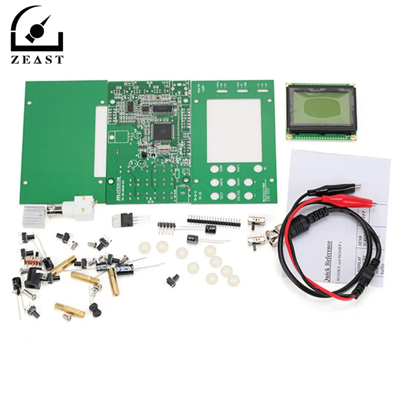 

DSO062 Mini LCD Digital Oscilloscope DIY Kit Real-time Sampling Rate Oscilloscopio 1M Banwidth 2Msps DIY parts