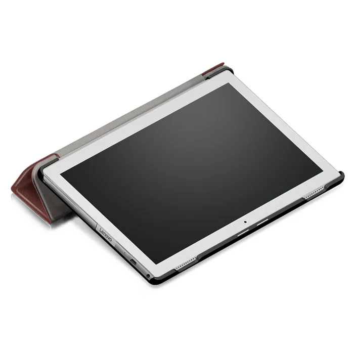 50 шт. искусственная кожа Стенд чехол для Lenovo tab4 Tab 4 10 tb-x304f tb-x304n tb-x304 10." Планшеты+ экран протектор