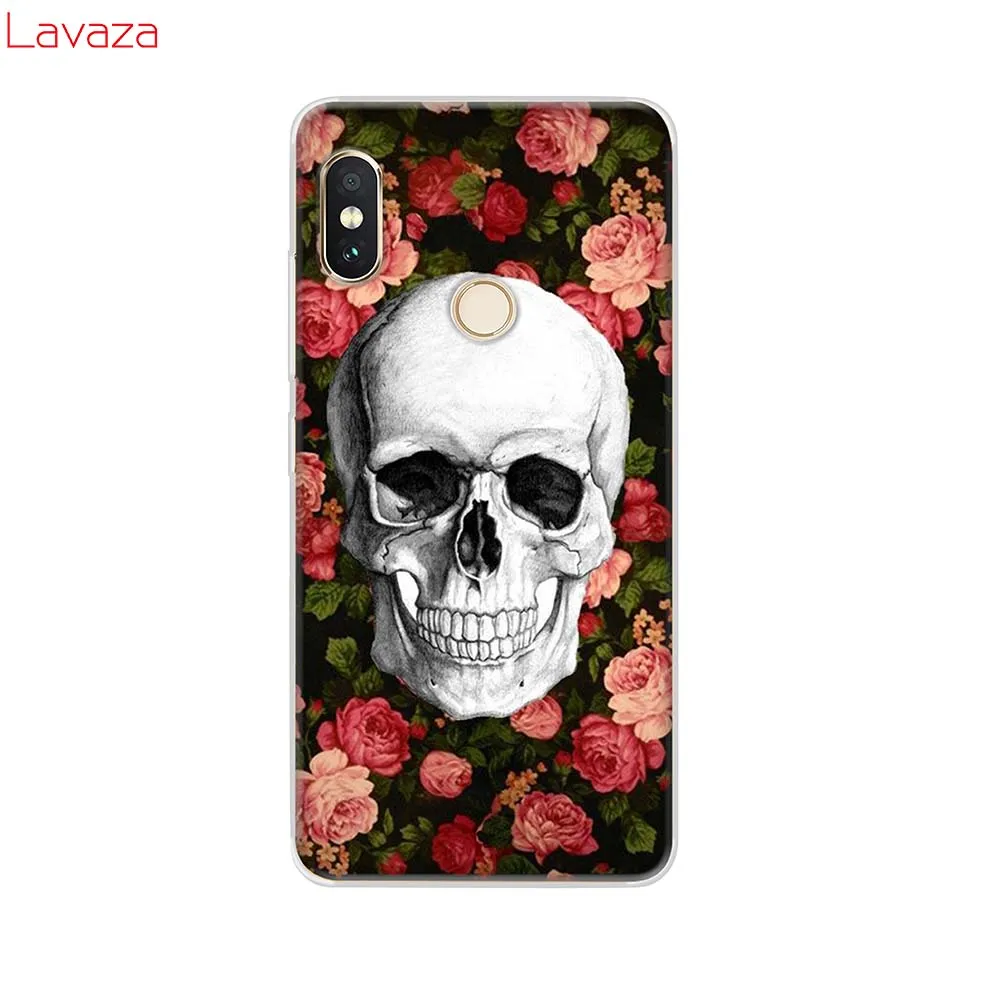 Модный жесткий чехол Lavaza в ретро стиле с цветочным черепом для POCOPHONE F1 Xiaomi A2 8 9 SE Lite