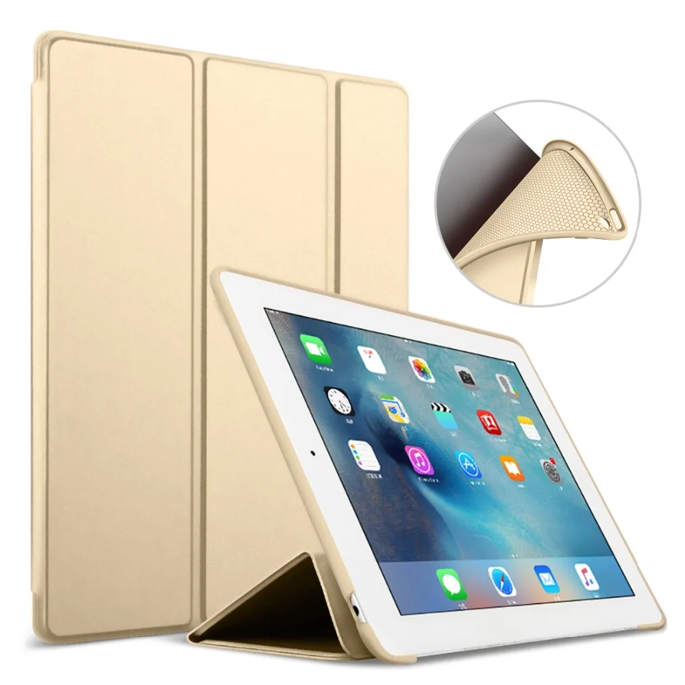 Для iPad Air 3-го поколения 10,5 чехол Smart Cover Trifold Stand мягкая задняя крышка для iPad Air 3 10,5 дюймов 10,2 7th Автоматический Режим сна/пробуждения