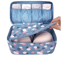 2016 Organisateur Floral nouvelle vente neceser femmes maquillage sac Soutien-Gorge sous-vêtements paquet de Toilette imperméable à l’eau de lavage cas