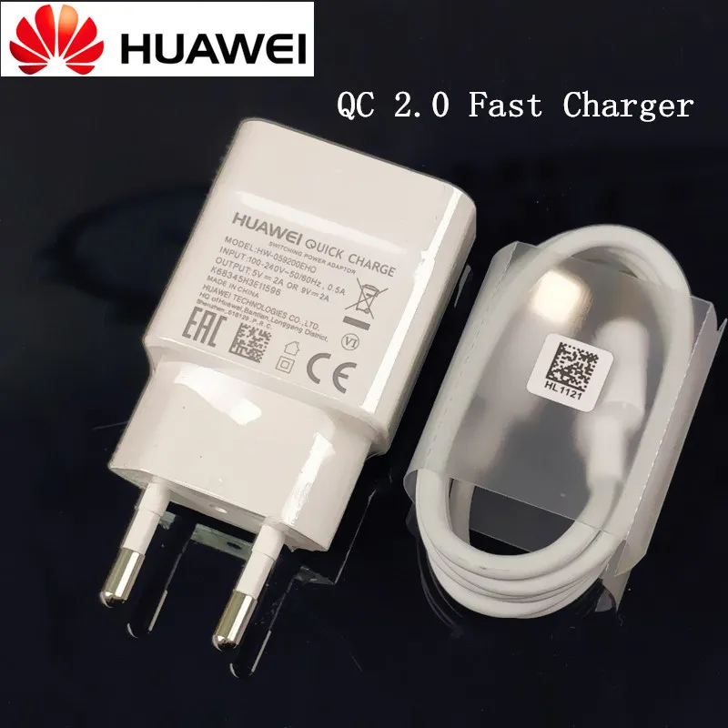 

Huawei nova 4 Fast Charger Original 9v/2a qc 2.0 quick charge adapter Usb Type c cable For p20 lite honor 9 8 nova 3 3e 3i p9 g9