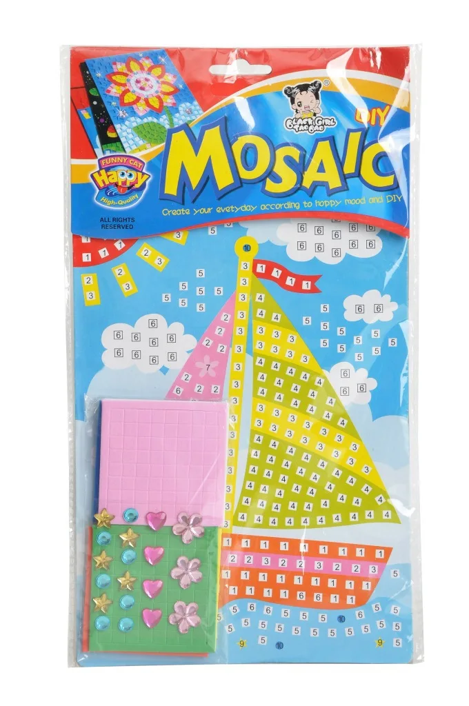  Kids DIY painting crystal Mosaic diamond EVA stickers paste paper kindergarten material package cra - 33036358607